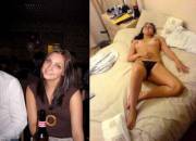 Indian Girl In Dressedandundressed