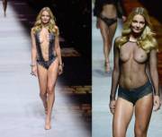 Eniko Mihalik On The Runway (X-Post From /R/Onstagegw)