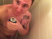 Starting My Super Bowl Sunday Off Right, Killing The Budlight! Go Seahawks!!!