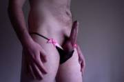 Throbbing Cock In Thong