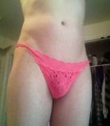 Lacy Pink Thong