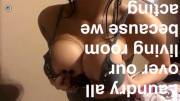 Energetic Boob Play  Look Past Her Obnoxious Giant Text (Snapchat Vid)
