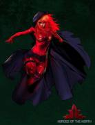 Fan Art Of Bianca's Character, Crimson From Hero's Of The North Web Series.