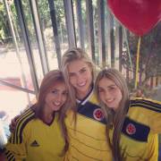 Colombian Fans Before The Game