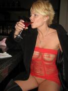 Just Enjoying A Drink At The Bar