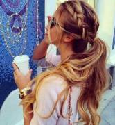 Loose, Messy Triple Braided Ponytail (X-Post /R/Sexyhair)