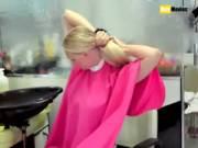Tying A Huge Blonde Ponytail (X-Post From R/Ponytailfetish)