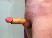 The Ol' Toilet Paper Roll Comparison. Was Kind Of A Tight Squeeze...