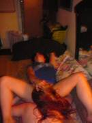 Suggestive.. Bottomless Lesbians