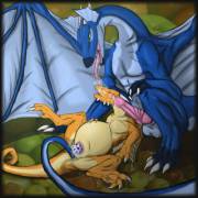 A Dragon And His Pet