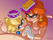 Peach And Daisy As Inklings