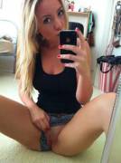 Beautiful Girl Shows You Only What's Essential