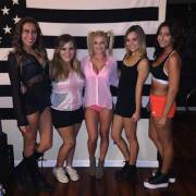 Space Girls Costumes. Middle Girl Hands Down, Outside Two Are Sexy As Well