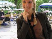 See Through Shirt In Public