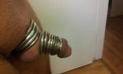 Spun Sissy Clit Locked In Steel Rings