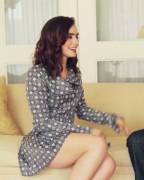 Lily Collins's Thigh Makes Me So Hard!