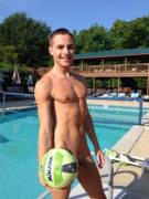 Even Guys Enjoy Nude Pool Volleyball (Repost)