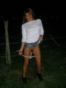 Pulling Down Her Panties