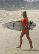 Walking Along The Sand