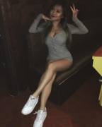 Chilling In Her Romper