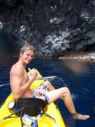 Pissing From A Kayak