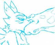 Renamon And Giraffe [F] - Ungulatr