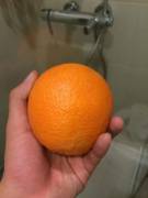 My Very First Shower Orange.