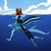 A Vicious Shark Attack. [Mf]