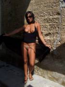 Sexy Brunette Milf Posing