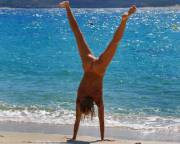 Happy, Naked And Showing Off