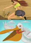 [Soft/Implied Digestion Pelican/F] Pelican Vore