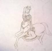 Centaur Resting [Soft] [Willing] [Internal] Oc