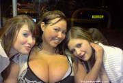 Cute Bbw With Nice Tits And Her 2 Friends