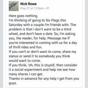 25 M4F (Rockaway Beach) Looking For A 6 Flags Date For This Saturday