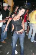 Denise Partying