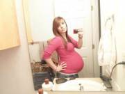 Selfie With A Tight Red Shirt