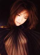 Asian Redhead See Through Dress