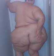 My Hot Ssbbw Wife's Sexy Wide Ass.