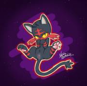 Litten The [F]Ire Cat! [Oc]
