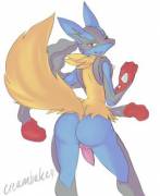[M]Ega Lucario Booty :3