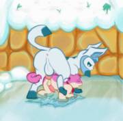 Glaceon [M] And Jem [M] Gifs - Pocketpaws