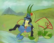 [M] 75 Lucario Image Album (With Other Pokémon In It)