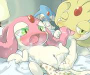 Lake Trio Having Fun [F] [M]