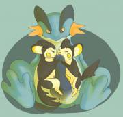 M Swampert X 2 Emogla [M And F]
