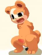 Teddiursa's [M] First Time With A Dildo