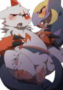 How About A Little Forbidden Love? Zangoose [F] X Seviper [M]