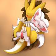 [Coed] Sandslash![7 Images Total, 1 F Solo, M Sand X F Minccino, 2 F Sand X M Trainer, ...