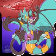 Mega Time! Mega Sceptile [M] X Noivern [F]