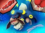 [M/F] Umbreon And Eevee Going At It (There Sure Is A Lot Of Eeveelution Stuff...)