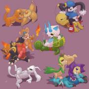 Various Pokemon And Other Franchise Getting On [M]